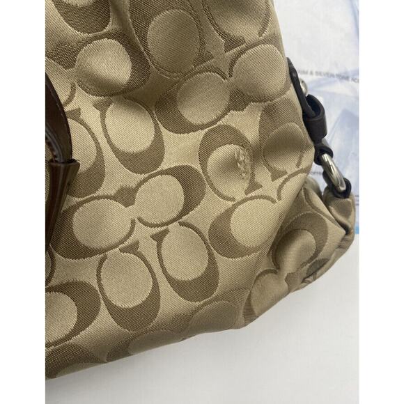 Coach F15510 Authenticated Ashley Signature Sateen Carryall Shoulder Bag - Picture 8 of 8